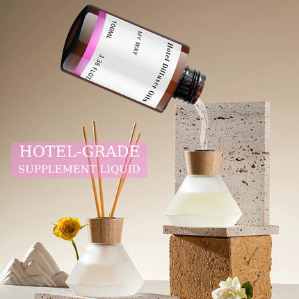 LEMPEFE White Tea Diffuser Oil – Luxury Hotel-Scent Diffuser Refill, Long-Lasting 3.38 Fl Oz
