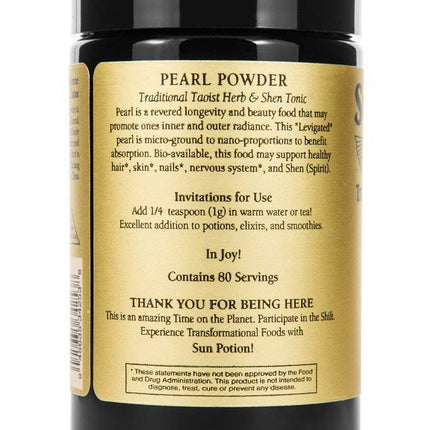 Sun Potion Pearl Powder (Sustainable Freshwater) – Beauty & Spirit Tonic (80g)