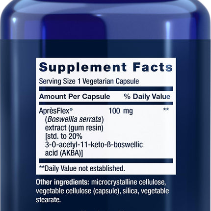 Life Extension 5-LOX Inhibitor with AprèsFlex 100 mg – 60 Vcaps (Pack of 3)