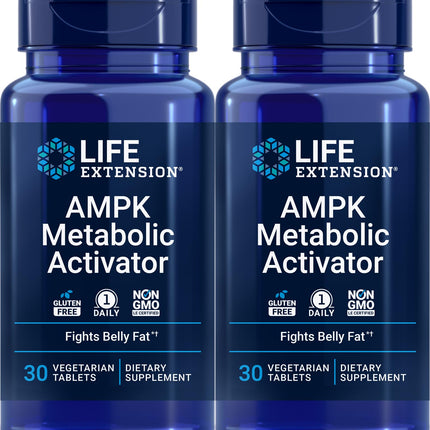 Life Extension AMPK Metabolic Activator - 2 Pack (60 Veg Tablets)