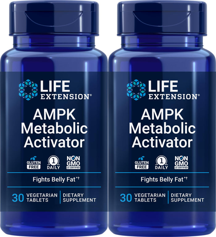 Life Extension AMPK Metabolic Activator 30 Tablets – 2 Pack