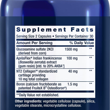 Life Extension ArthroMax Advanced with NT2 Collagen & ApresFlex – 60 Capsules (Pack of 3)