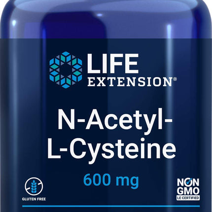 Life Extension NAC 600mg, 150 Capsules – N-Acetyl-L-Cysteine Supplement