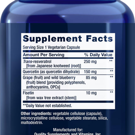 Life Extension Optimized Resveratrol, 90 Veg Caps (Pack of 2)
