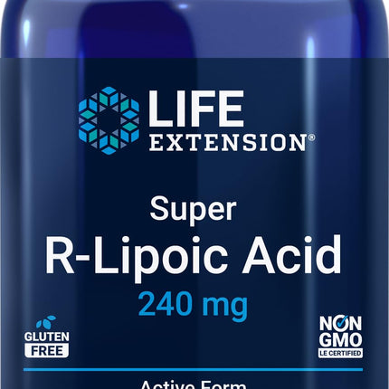 Life Extension Super R-Lipoic Acid 240 mg | 90 Vegetarian Capsules
