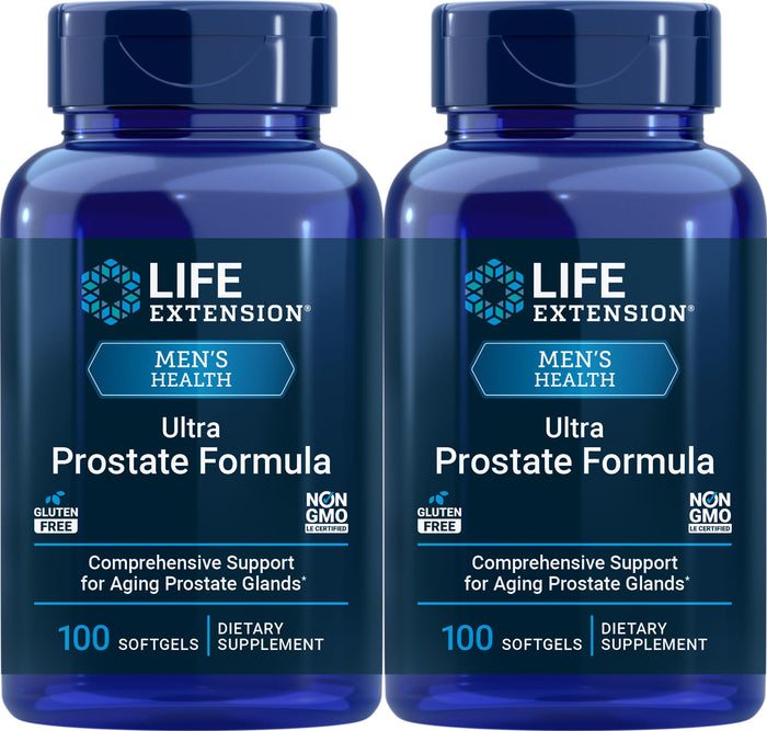 Life Extension Ultra Prostate Formula – 100 Softgels (2 Pack) for Prostate Support