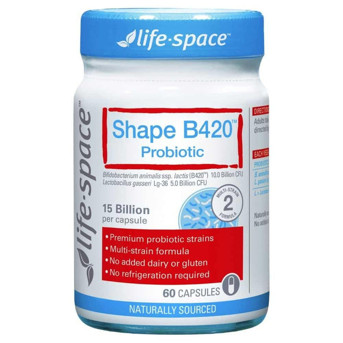 Life Space Shape B420 Probiotic 60 Capsules – Digestive Support