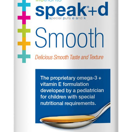Lifetrients Speak+D Smooth Orange Vanilla – 15.2 oz | Pediatrician-Formulated Support for Children with Special Nutritional Needs