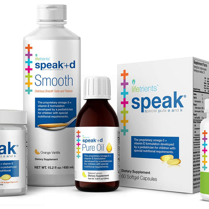 Lifetrients Speak+D Smooth Orange Vanilla – 15.2 oz | Pediatrician-Formulated Support for Children with Special Nutritional Needs