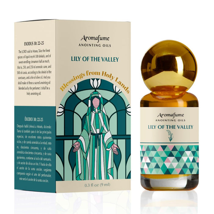 Lily of the Valley Anointing Oil 9ml | Jerusalem Olive Oil with Biblical Spices