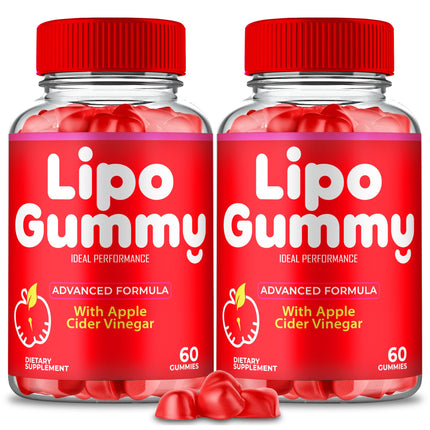 IDEAL PERFORMANCE Lipo Gummy – Keto ACV Gummies, Maximum Strength (2 Pack)