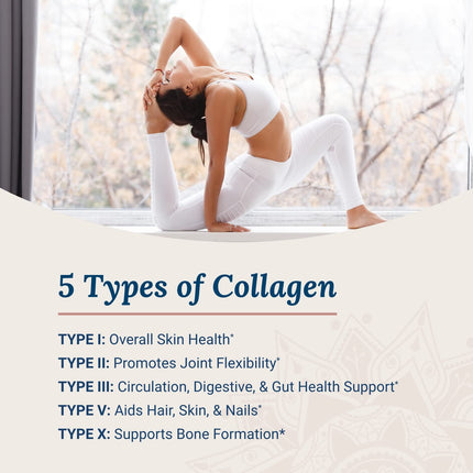 Live Conscious Beyond Collagen Multi Collagen Powder – Types I, II, III, V & X | Keto Friendly 2-Pack