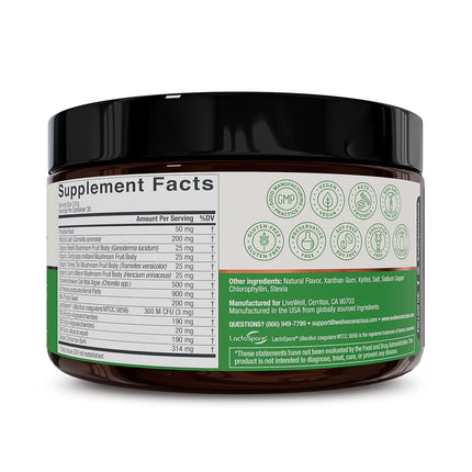 Live Conscious Beyond Greens Matcha Powder – Immune Support & Energy, 2-Pack (30 Servings)