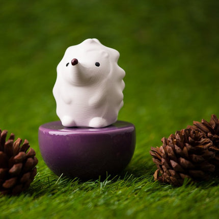 Lively Breeze Spiky Hedgehog Ceramic Diffuser – Non-Electric Aromatherapy for Desk, Car & Small Spaces