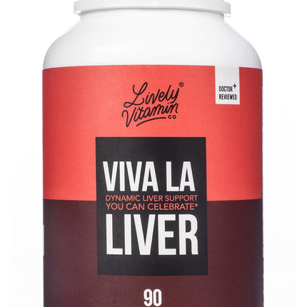 LIVELY VITAMIN CO. Viva La Liver - Improved Function & Detox | 90 Capsules
