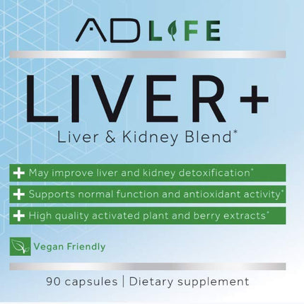 Project AD Liver+ Liver Cleanse & Detox — Liver Support Supplement (90 Capsules)