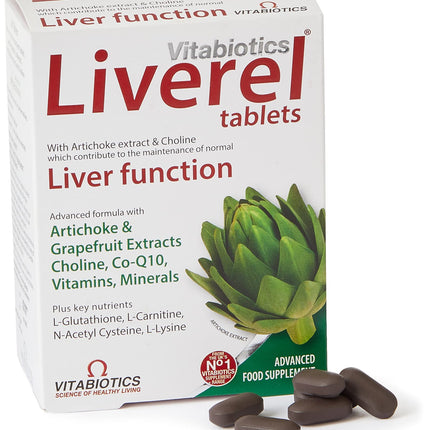 Liveral Vitabiotics Liverel - 60 Tablets | Liver Support Supplement