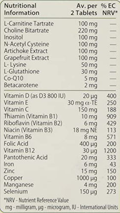 Liveral Vitabiotics Liverel - 60 Tablets | Liver Support Supplement