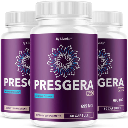 LIVORKA Presgera Pro Capsules (3 Pack) – Advanced Nerve Health Formula