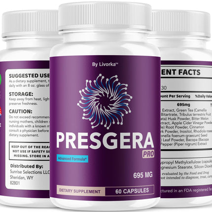 LIVORKA Presgera Pro Capsules (3 Pack) – Advanced Nerve Health Formula