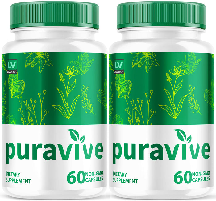 LIVORKA Puravive Exotic Rice Method Dietary Supplement - 120 Capsules (60 Day Supply) - Pack Of 2
