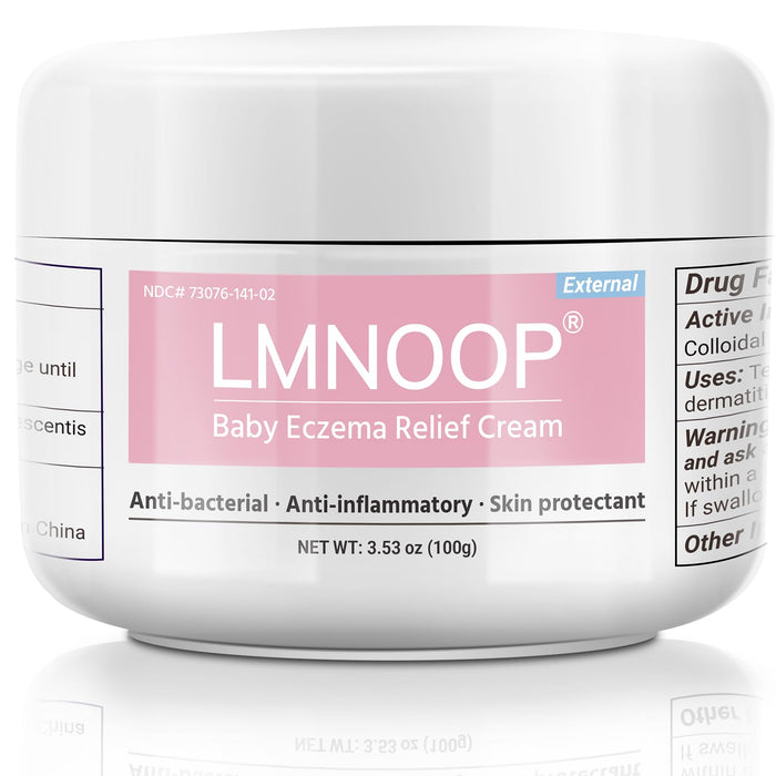 LMNOOP Baby Eczema Relief Cream | All-Natural Herbal Formula 3.53oz
