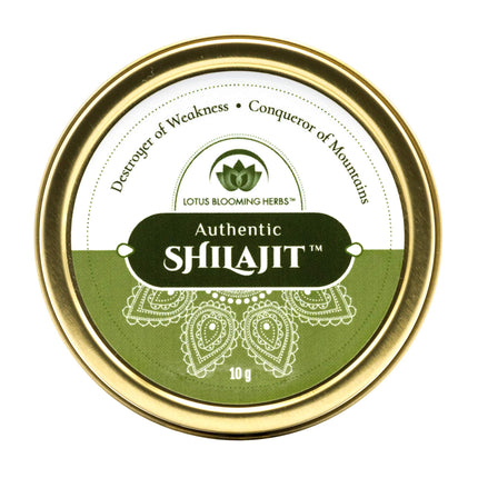Lotus Blooming Herbs Authentic Shilajit Resin – 100% Pure Gold Grade Himalayan Shilajit, 10g