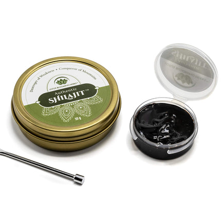 Lotus Blooming Herbs Authentic Shilajit Resin – 100% Pure Gold Grade Himalayan Shilajit, 10g