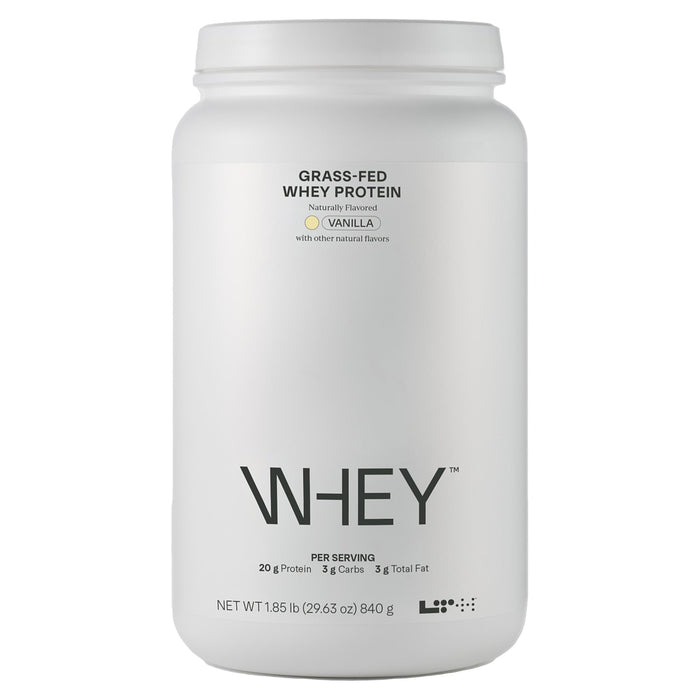 LTH Whey Protein - Grass-Fed Whey Protein Powder with Amino Acids | Lean Muscle & Recovery - Vanilla, 930 Grams