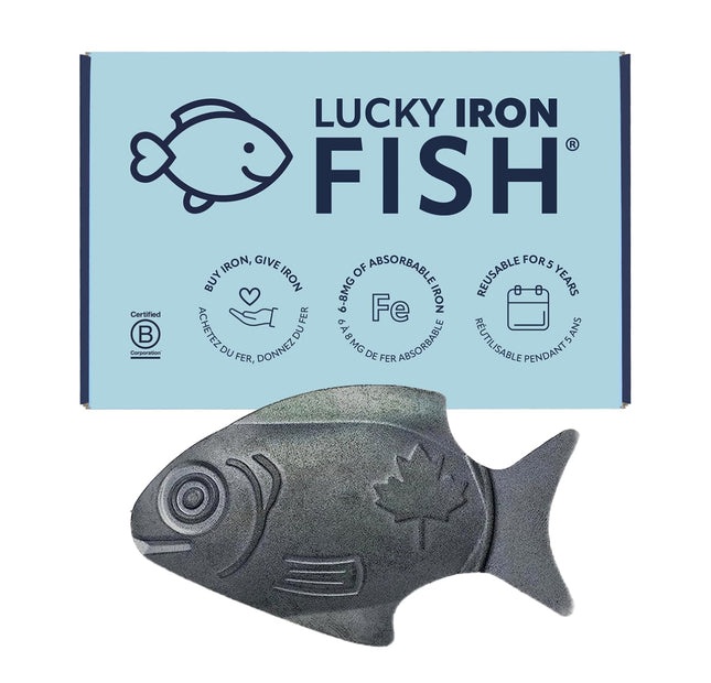 Lucky Iron Fish – The Original Daily Iron Fortification Tool (5-year supply included)