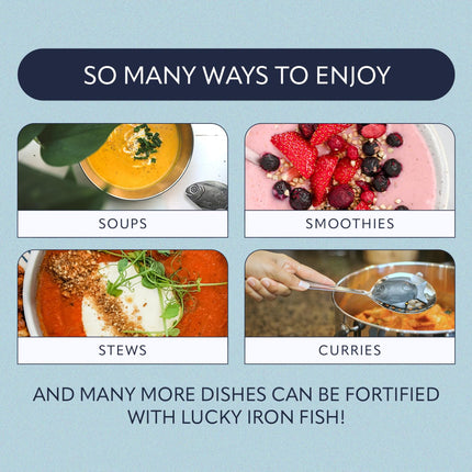 Lucky Iron Fish – The Original Daily Iron Fortification Tool (5-year supply included)