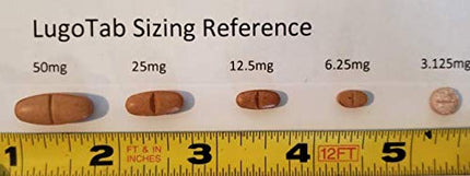 LugoTab 12.5 mg – 180 Tablets | Lugol's Iodine Supplement