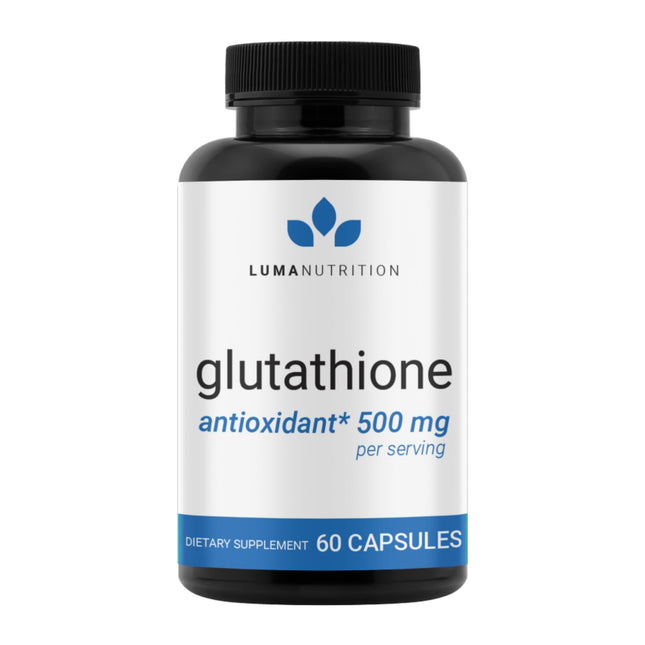 Luma Nutrition Glutathione 500mg – Antioxidant Support, Liver Health, 60 Capsules