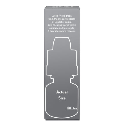 Lumify Redness Reliever Eye Drops 0.08 fl oz (2.5 mL) Pack of 6 | Bausch + Lomb