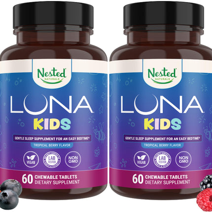 Luna Kids Sleep Aid Tablets for Children 4+ | Nested Naturals