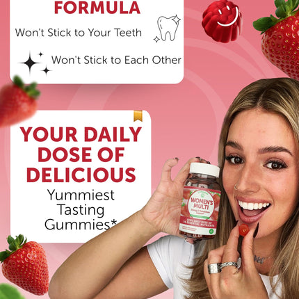 Lunakai Vitamin B12 & Women's Multivitamin Gummies Bundle - 3000mcg Methylcobalamin, 16 Essential Vitamins, 30 Days