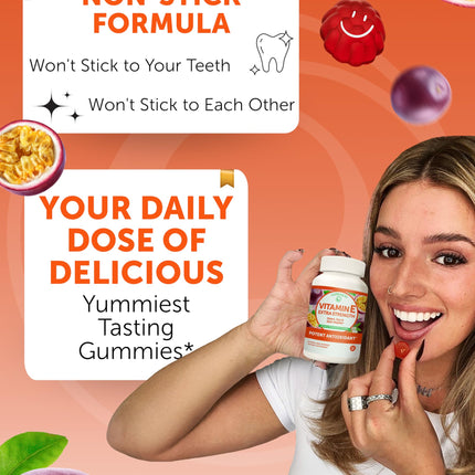 Lunakai Collagen + Vitamin E Gummies Bundle – Non-GMO, Vegan, Vitamin E 250 mg, Vitamin C 50 mg