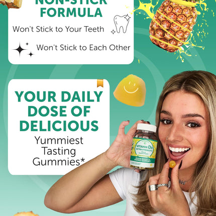 Lunakai Vitamin D3 2000IU & Vitamin B12 Gummies Bundle – Energy, Mood & Immunity Support (30 Days)
