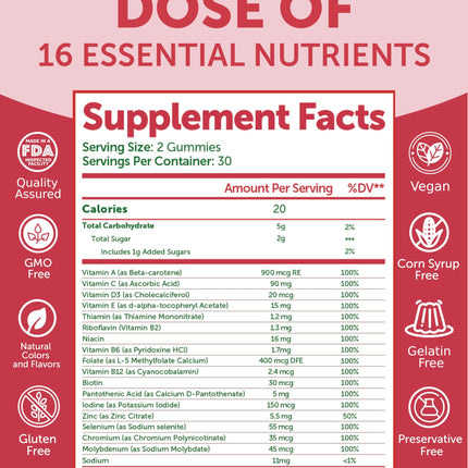 Lunakai Collagen & Women's Multivitamin Gummies Bundle – Non-GMO, 30-Day Supply
