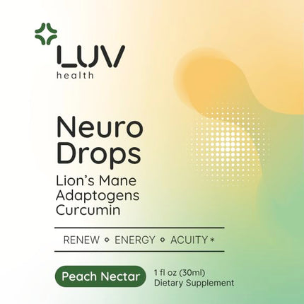 LUV Health Neuro Drops – Nerve & Joint Support with Organic Adaptogens
