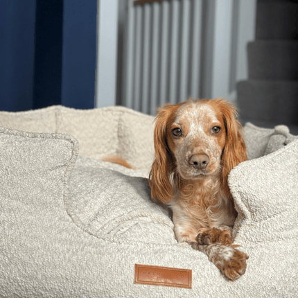 THE COTSWOLD | LUXURY HIGH WALL BOUCLE DOG BED