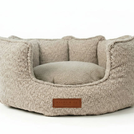THE COTSWOLD | LUXURY HIGH WALL BOUCLE DOG BED