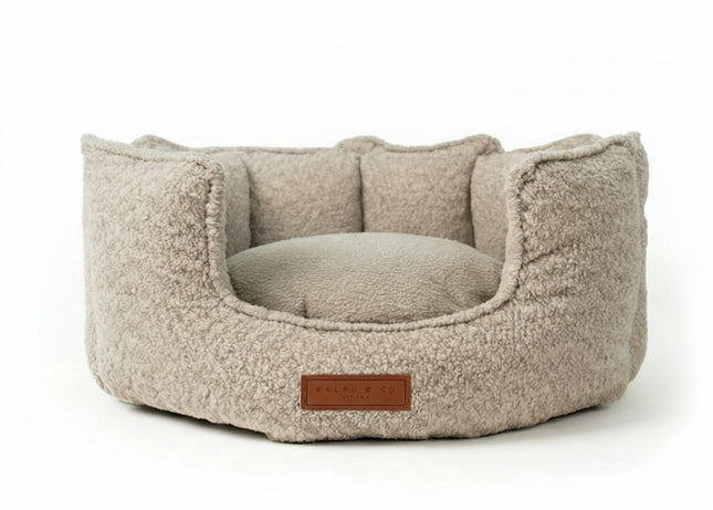THE COTSWOLD | LUXURY HIGH WALL BOUCLE DOG BED