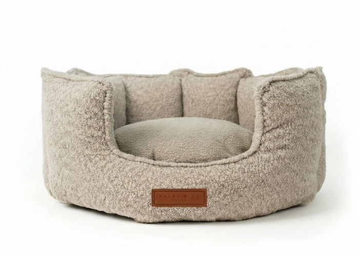 THE COTSWOLD | LUXURY HIGH WALL BOUCLE DOG BED
