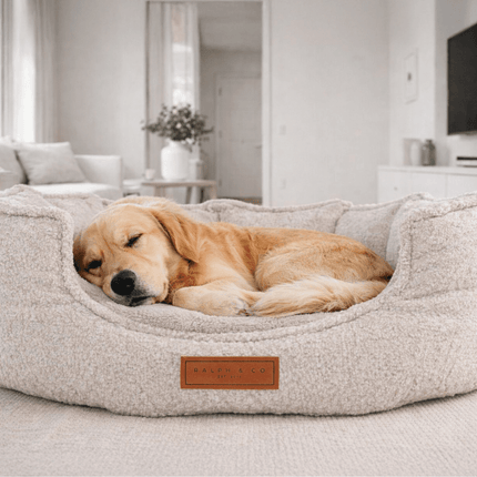 THE COTSWOLD | LUXURY HIGH WALL BOUCLE DOG BED