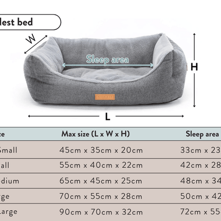 THE RICHMOND | LUXURY GREEN BOLSTER DOG BED