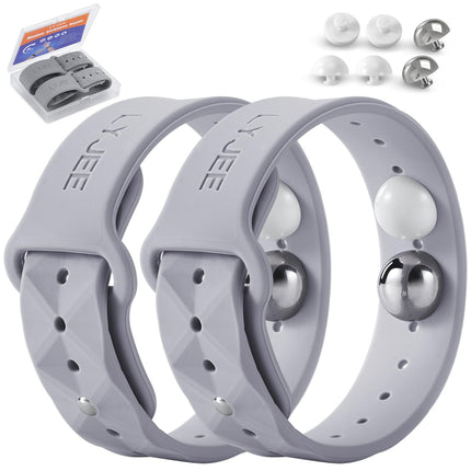 LYJEE Motion Sickness Bands – Nausea Relief for Adults & Kids While Traveling
