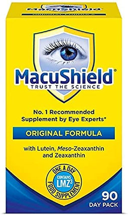 MacuShield Eye Supplement | 90 One‑A‑Day Capsules