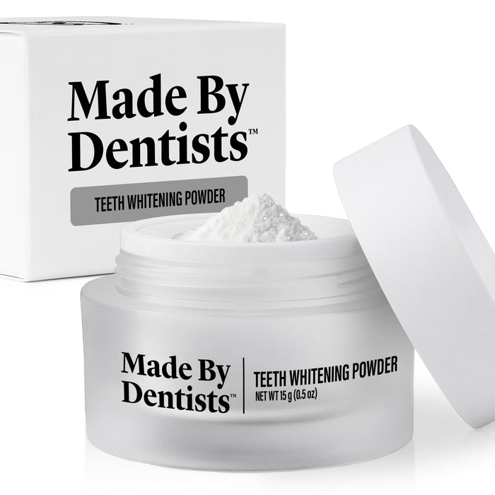 Made by Dentists Teeth Whitening Powder – Hydroxyapatite, PAP & Diamond Powder – Instant Results