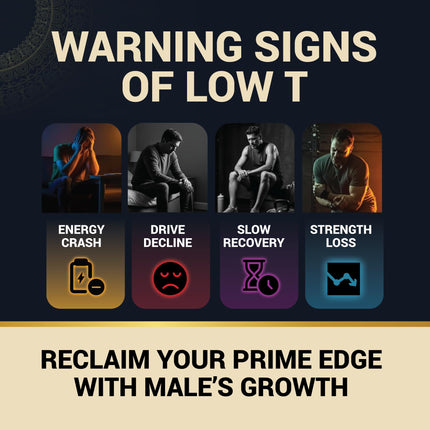 (2 Pack) Male's Growth for Men - Dietary Supplements (120 Tablets)